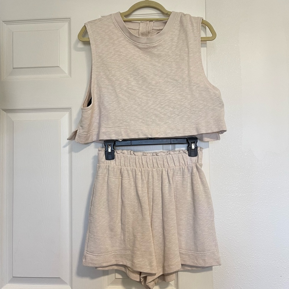Free People Tank & Short Set